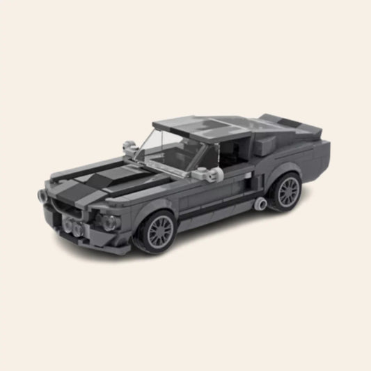 Grey Muscle Car 4037