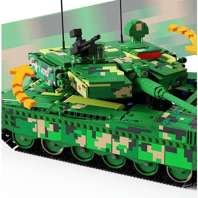 Military MOC 99A WW2 Main Battle Tank Bricks Toys