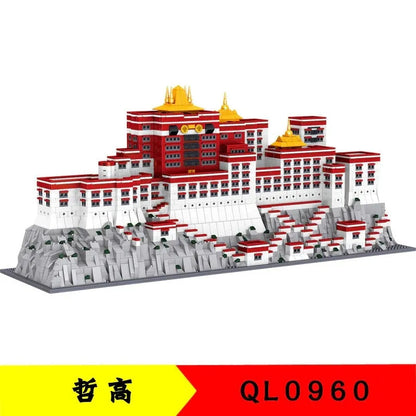 MOC Expert Architecture Potala Palace Bricks Toys