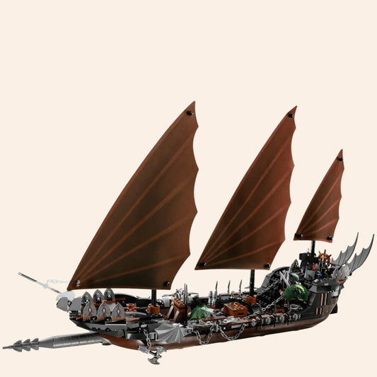 NEW Lord of the Rings Pirate Ship Ambush Building Blocks Set 756 pcs 9 FIGS