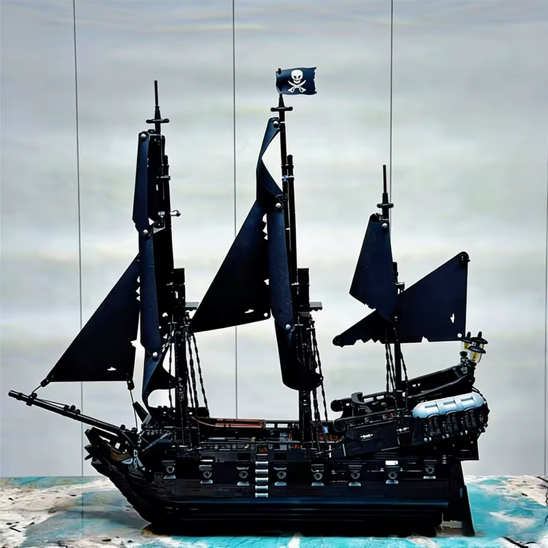NEW 2025 2862 PCS Black Pearl Pirate Ship Unbranded Building Block Set
