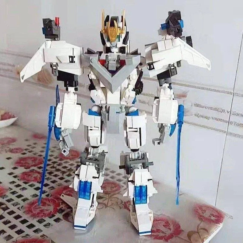 MOC Deformation Wind Blade Mech Robot Bricks Toys