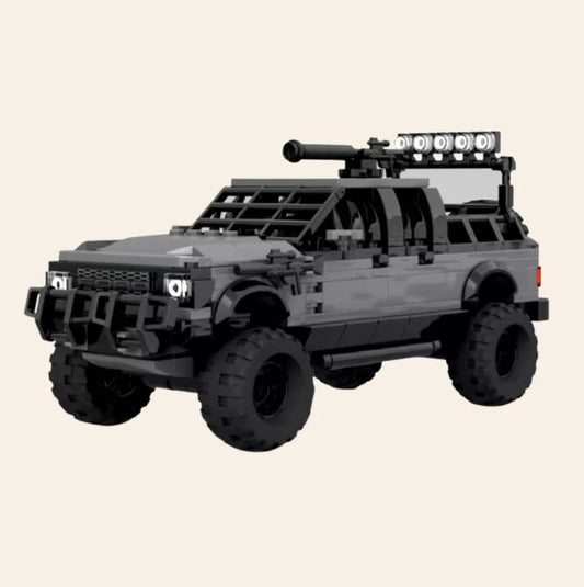NEW Apocalypse Pickup Truck Building Blocks Set Zombie Survival Adults MOC Car