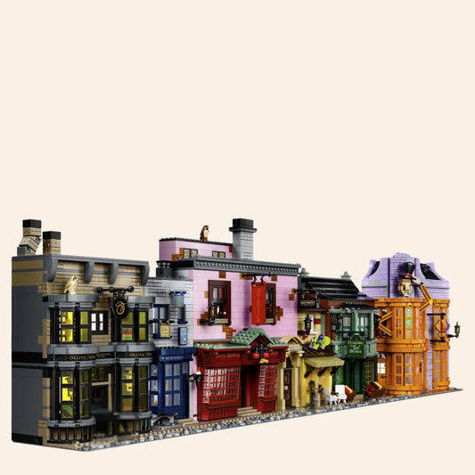 NEW Harry Potter Diagon Alley Building Blocks Set 5544 pcs Wizard Adults Shops