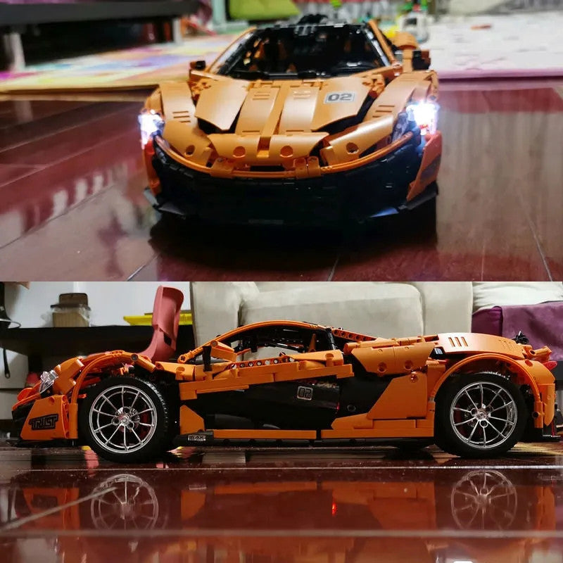 MOC McLaren P1 Hypercar Racing Car Bricks Toy 13090