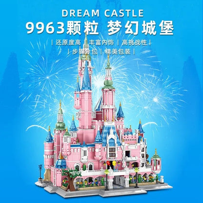 MOC Creative Expert Girl Princess Dream Castle Bricks Toy