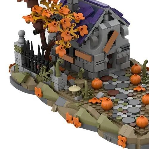 NEW 812PCS Witch House Fantasy Architecture Building Blocks Set