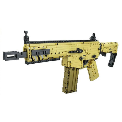 MOC 14015 Military Scar Assault Rifle Gun Bricks Toys