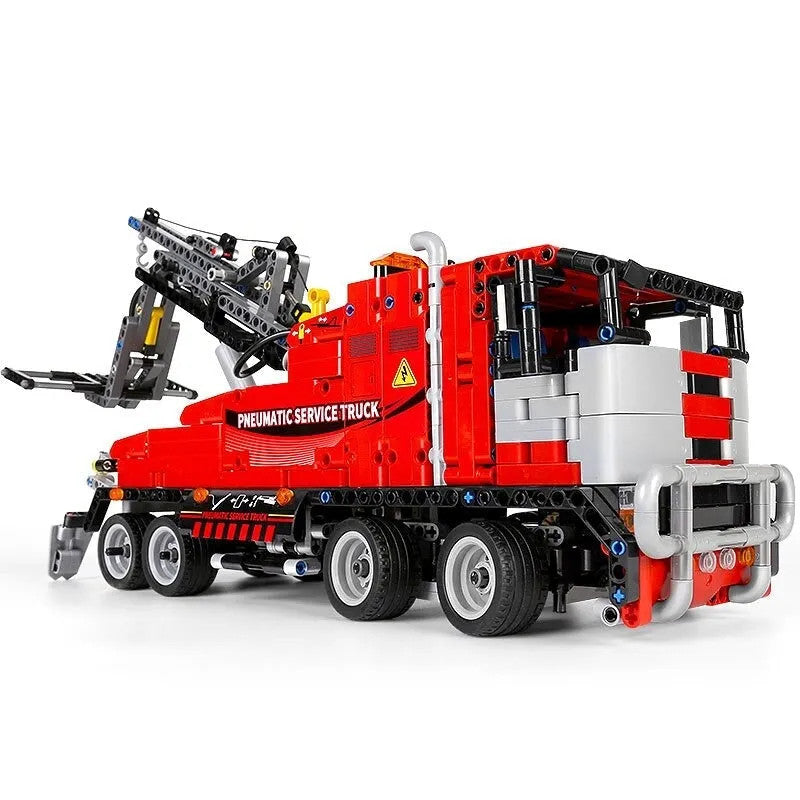 Tech RC APP Pneumatic City Service Truck Bricks Toy 19001