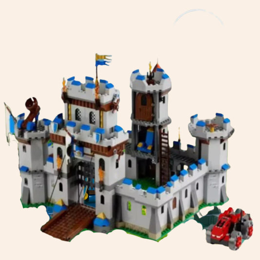 NEW Medieval King Castle Building Blocks Set Model Adults MOC Knights Fortress