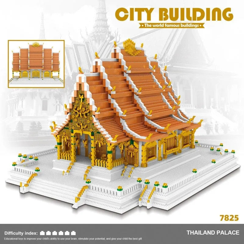 MOC Architecture Thailand Grand Palace Bricks Toys