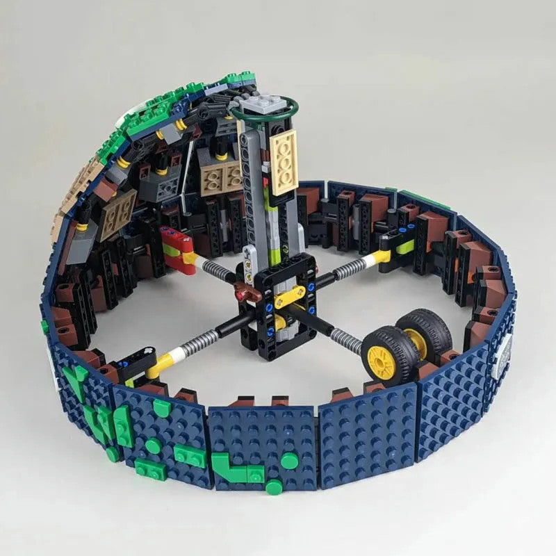 MOC Creator Expert Earth Globe World Map Bricks Toys 95335