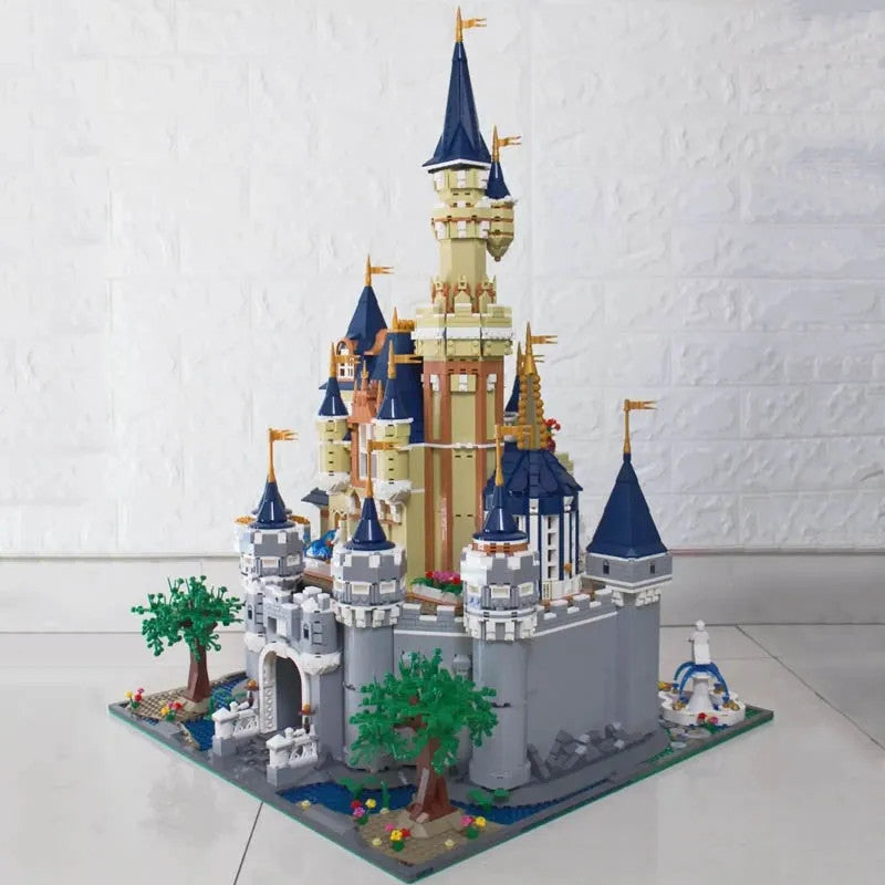 MOC Creative Expert Girl Princess Paradise Castle Bricks Toy
