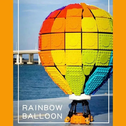 MOC Expert Creator Rainbow Balloon Bricks Toys