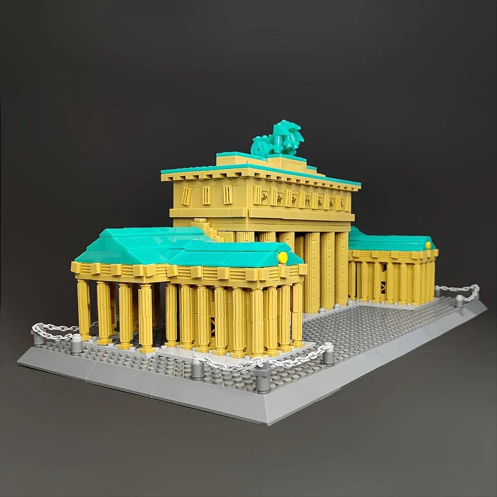 MOC Architecture Berlin Brandenburg Gate Bricks Toy