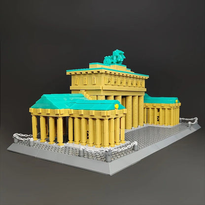 MOC Architecture Berlin Brandenburg Gate Bricks Toy