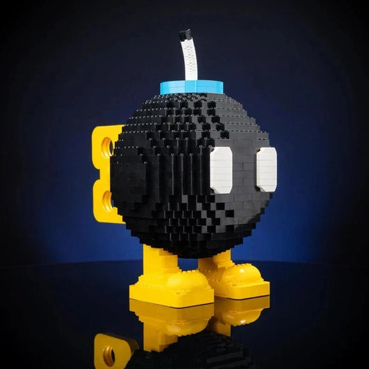NEW MOC 1393Pcs Angry Bomb Mario Building Block Set Life Sized Collectible Toy