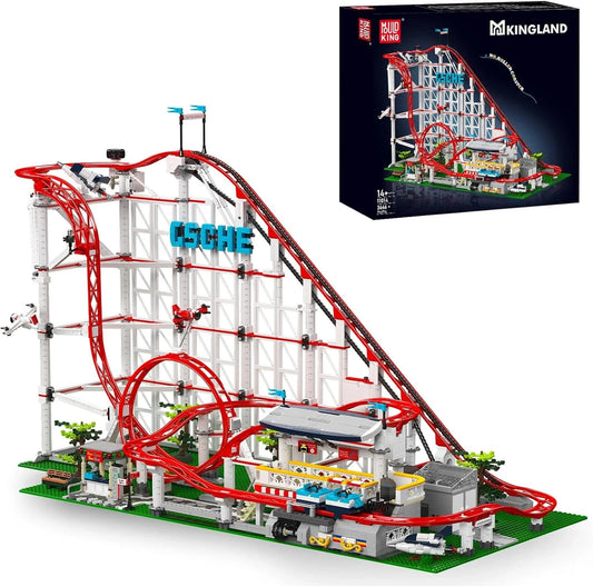 NEW SEALED Mould King Roller Coaster Building Set Motorized Amusement Model