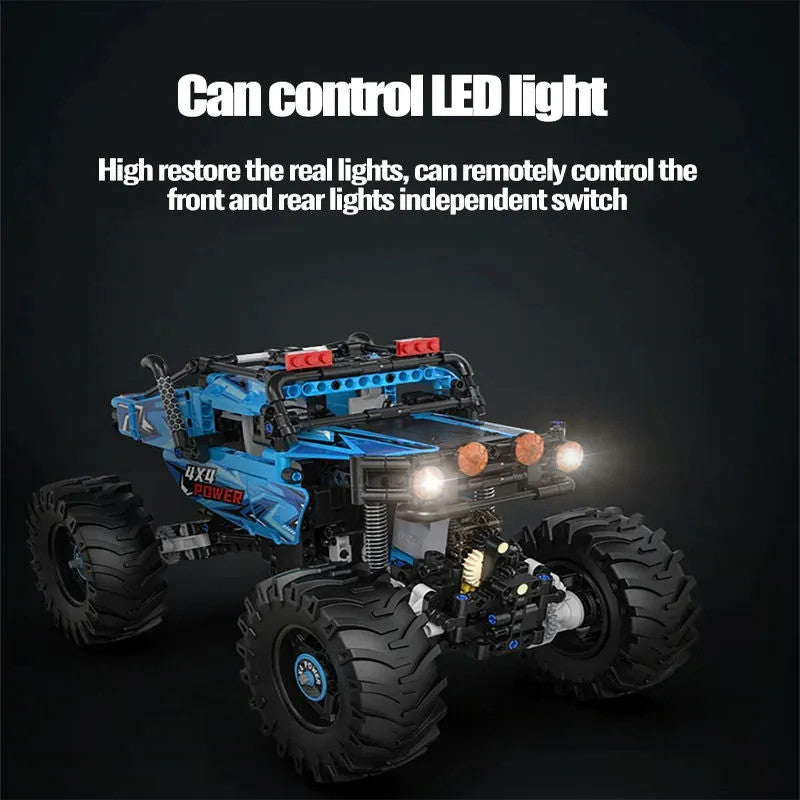 Tech RC MOC APP Off-Road Monster Buggy Bricks Toys