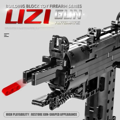 MOC 14006 Military UZI SMG Sub Machine Gun Bricks Toy