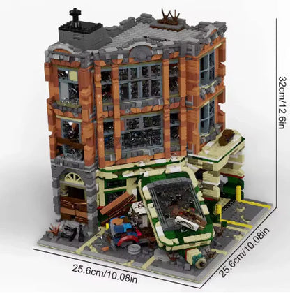 NEW Apocalyptic Garage Building Blocks Set Model Adults MOC Zombie Survival