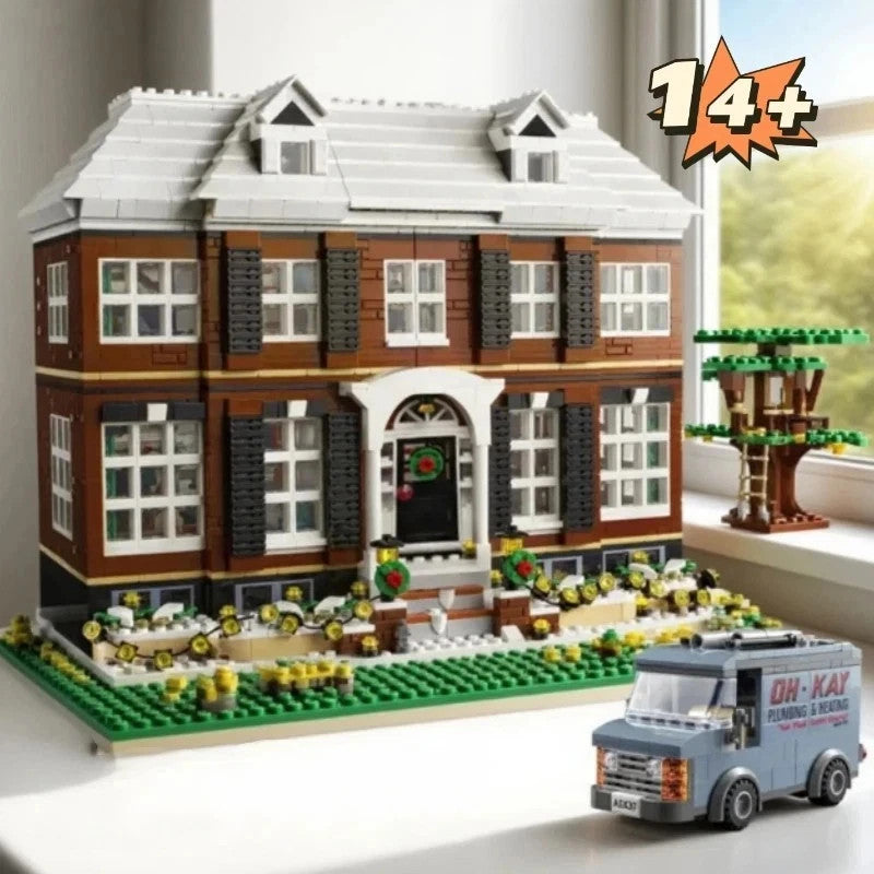 NEW 3955 PCS Home Alone House Generic Building Bricks Set Holiday Movie MOC