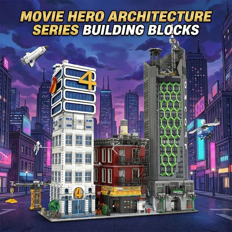 NEW 6000+ PCS Fantastic Four HQ Unbranded Building Block Set