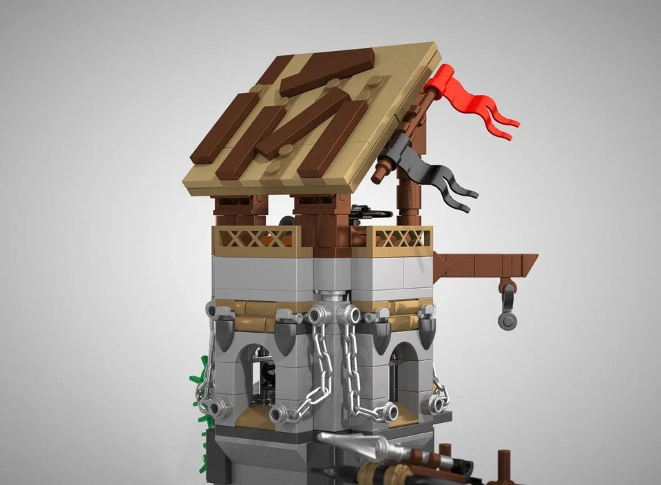 NEW 2568PCS Knight’s Fortress Building Blocks Set Medieval Castle MOC Model