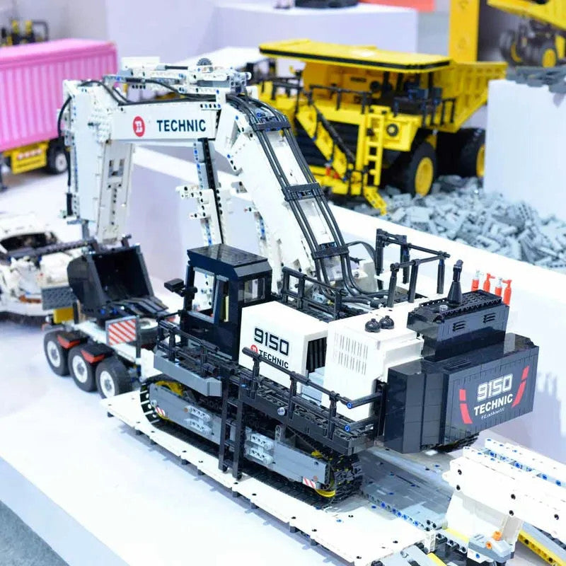MOC RC APP City Mining Excavator Truck Bricks Toys