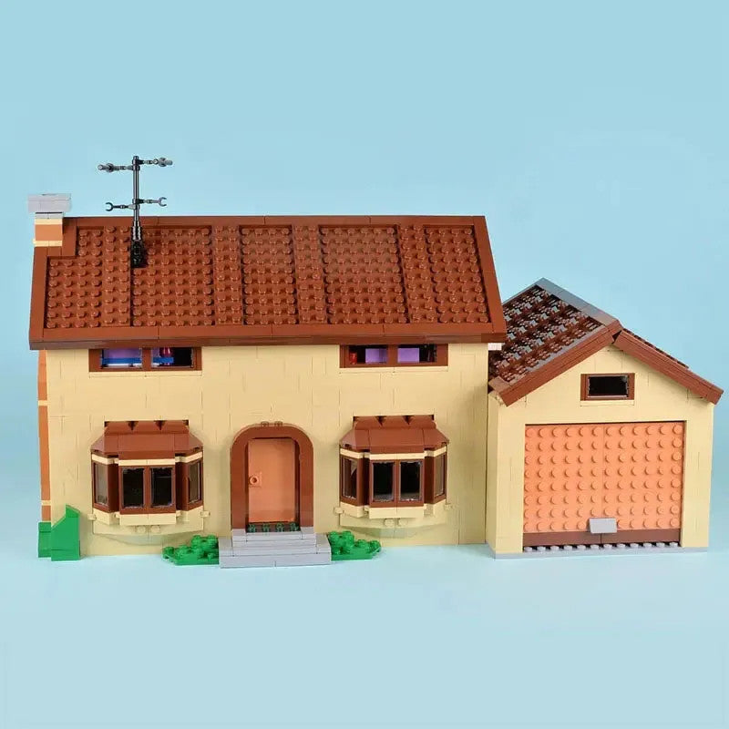 MOC Movie Creator The Simpsons House Bricks Toys