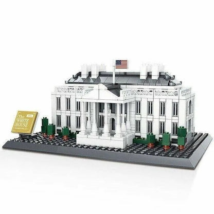MOC Architecture 7018 White House Bricks Skyline Kids Toys