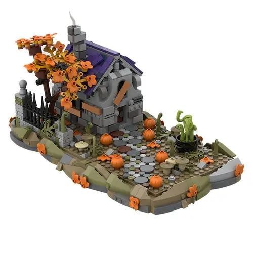 NEW 812PCS Witch House Fantasy Architecture Building Blocks Set