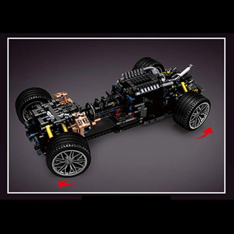 MOC 13056 APP RC Racing Car Lamborghini Hyper Bricks Toy