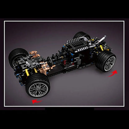 MOC 13056 APP RC Racing Car Lamborghini Hyper Bricks Toy