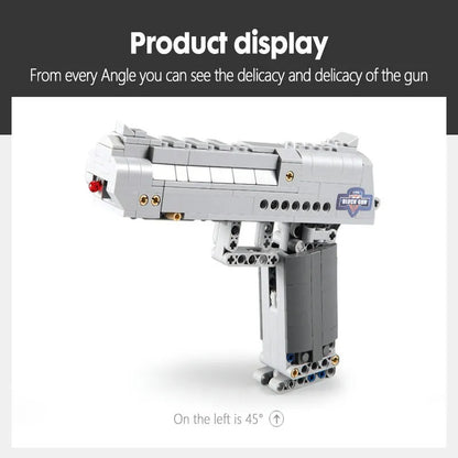 MOC Military Weapon Desert Eagle Pistol Gun Bricks Toys