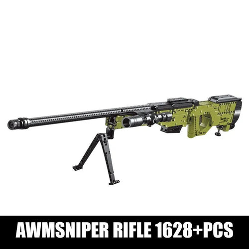 MOC 14010 Military AWM Sniper Rifle Gun Bricks Toy