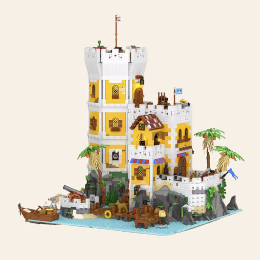 NEW Royal Pirate Fortress Building Blocks Set Model Adults MOC Pirates Display