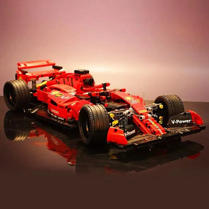 MOC Tech Red F1 Alternate Racing Car Bricks Toy 023005