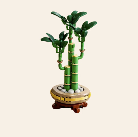 NEW Mini Bamboo Tree Plant Building Blocks Set Botanical Model Adults Display