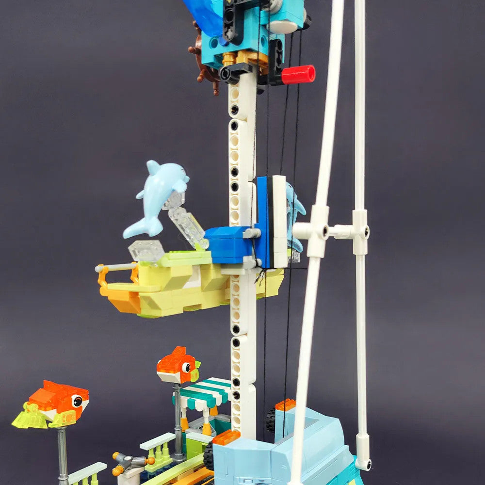 MOC Underwater Deep Sea Lift Bricks Toys 37403