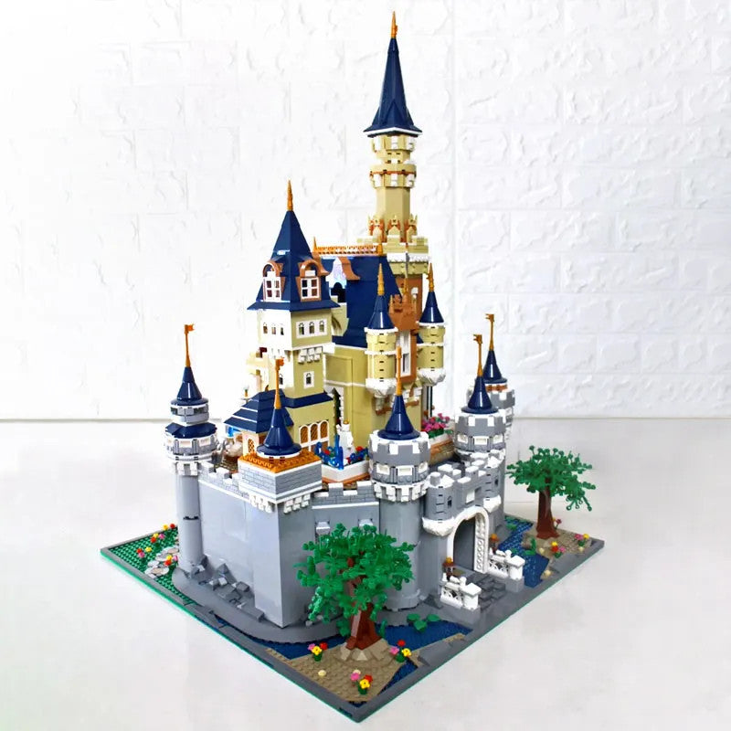 MOC Creative Expert Girl Princess Paradise Castle Bricks Toy