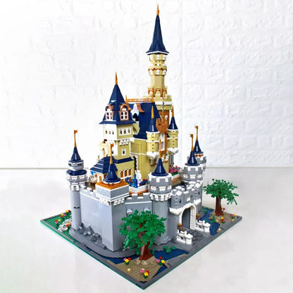 MOC Creative Expert Girl Princess Paradise Castle Bricks Toy