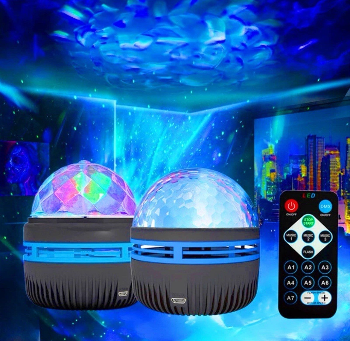 BRAND NEW LED Mini Magic Starlight Ball Projector USB