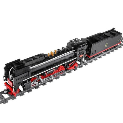 MOC APP Motorized RC QJ Steam Locomotive Train Bricks Toy
