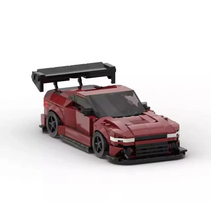 NEW JDM Race Car Building Blocks Set Model Adults MOC Japanese Tuner Drift