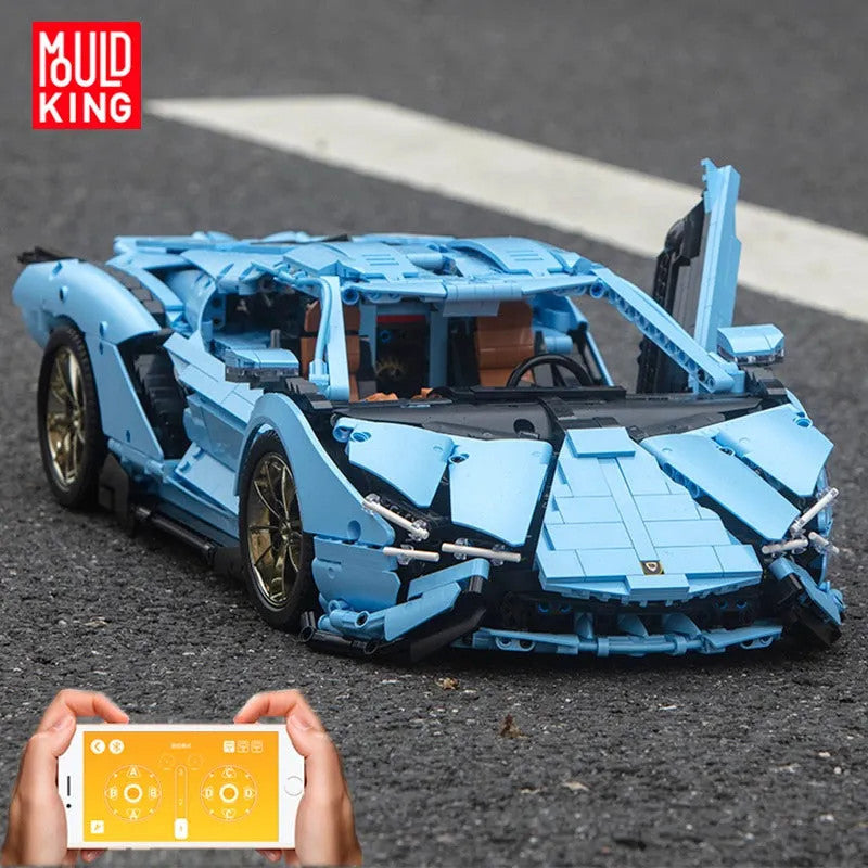 MOC 13056 APP RC Racing Car Lamborghini Hyper Bricks Toy