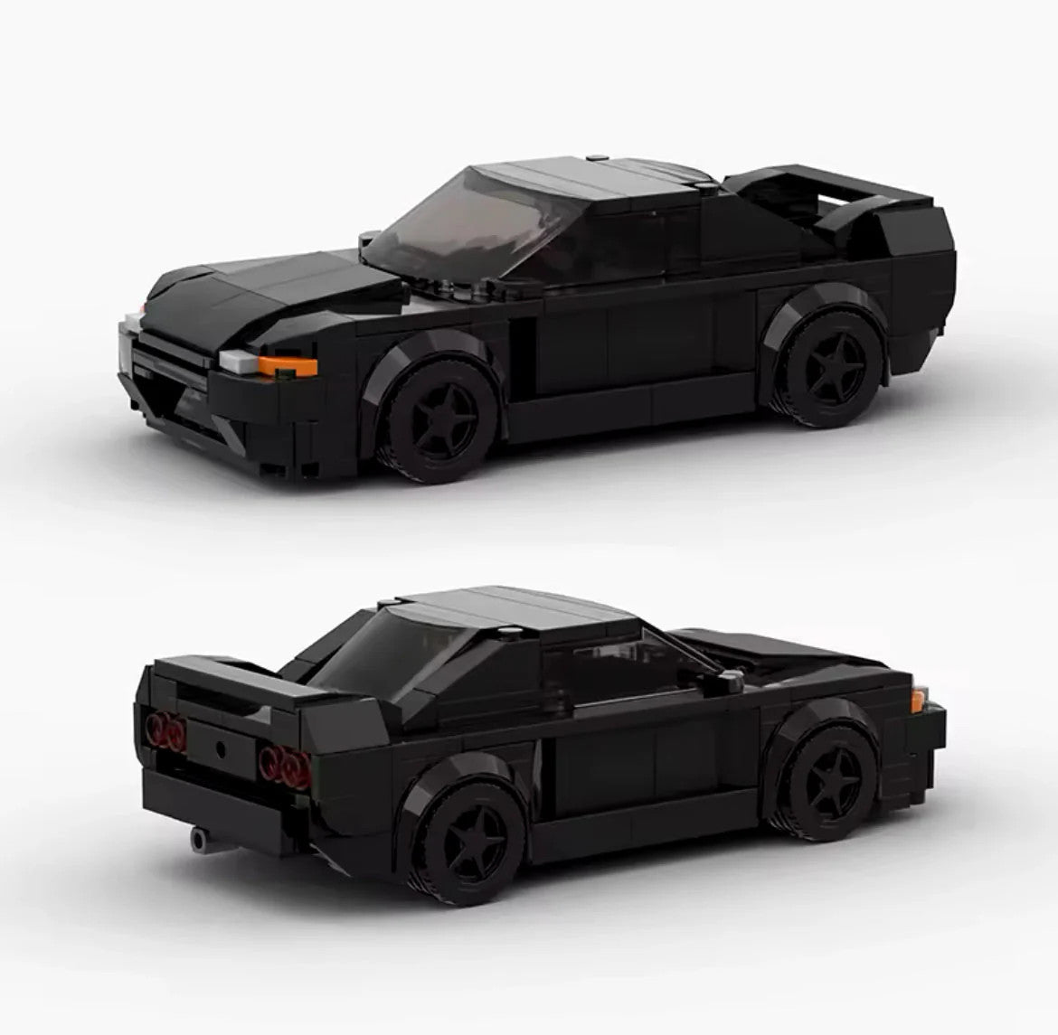 NEW Black Sports Car Building Blocks Set Model Adults MOC Supercar Racing