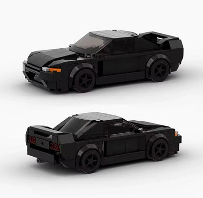 NEW Black Sports Car Building Blocks Set Model Adults MOC Supercar Racing