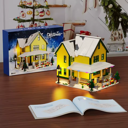 NEW SEALED House from A Christmas Story Building Block Set w/ Lights 1367 Pieces