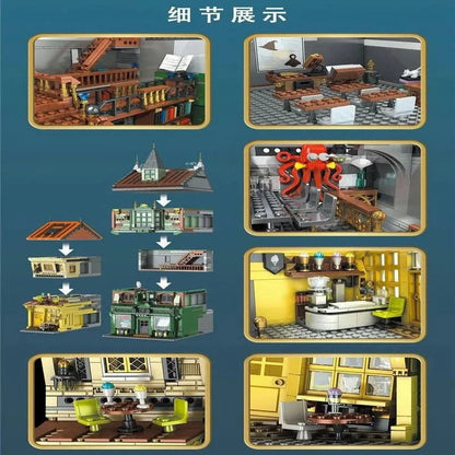 MOC Experts 16040 Harry Potter Magic Book Store Bricks Toy